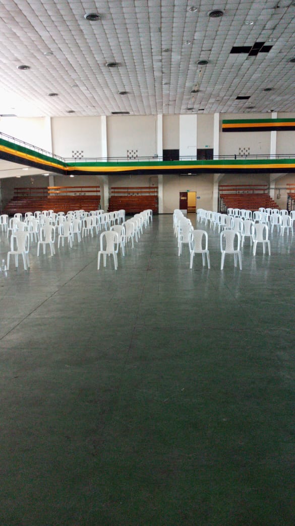 GKMSOnline's tweet photo. Hi, still need to pick up your #GOJCare #CompassionateGrant from GKMS/Western Union? Well, why don't you come to the National Stadium? It's empty! Zero lines! Come if you can, we're there until 4 PM. Walk with ID, TRN & Reference Number #WeCare #KeepSafe https://t.co/B5OOy3Zs1R