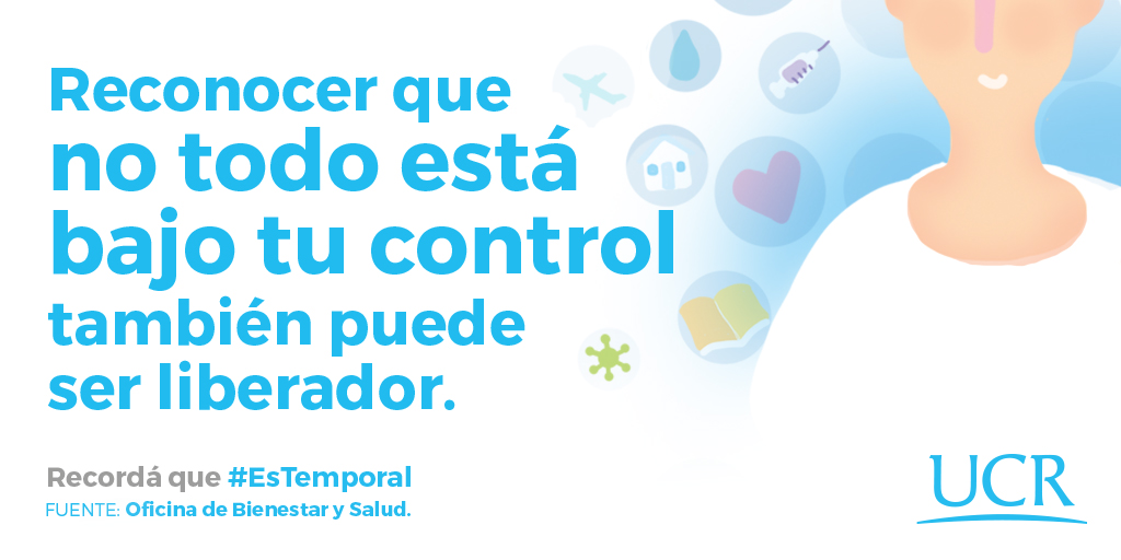 UniversidadCR's tweet photo. La llegada del COVID-19 evidenció que la vida no siempre transcurre como esperamos y que está bien aceptarlo de esta forma. #COVID19 #EsTemporal https://t.co/jZ9STTWXZv