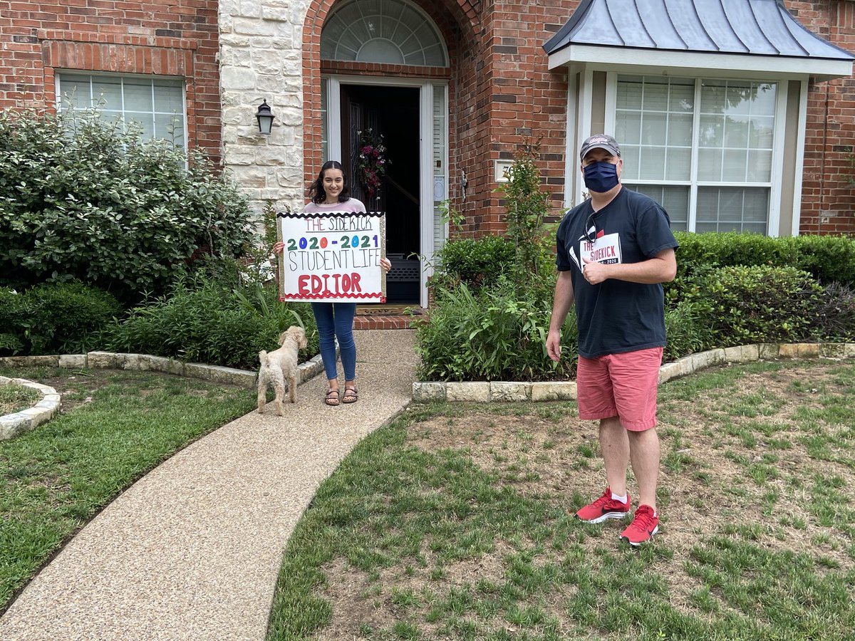 CHSCampusNews's tweet photo. Congratulations to Victoria Hertel for being named 2020-2021 Sidekick newspaper/Coppell Student Media student life editor. #IssuingTheTruth #CHSHome https://t.co/ZBDHphxIQJ