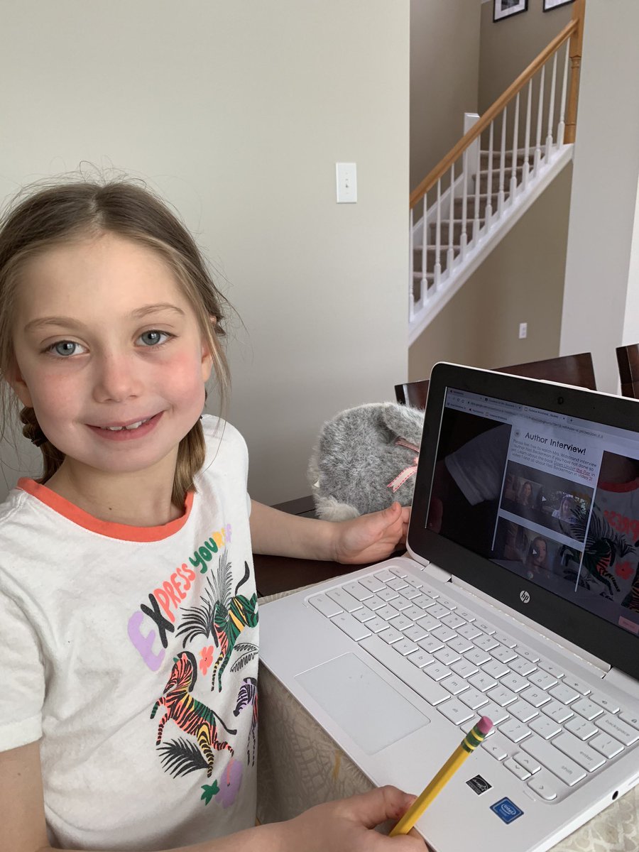 MrsWidstrand's tweet photo. We love Down Under the Pier!  The 1st-3rd grade students @apexescougars read Down Under the Pier, wrote Q’s for the author, @NellBeckerman, and in the last two weeks had the opportunity to see a virtual author visit to hear the answers to their questions!  Thanks @NellBeckerman! https://t.co/KD87ZQezxD