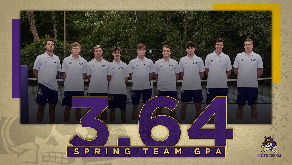 ecutennisM's tweet photo. The Pirates faced more challenges than normal this semester, but that didn't stop them from hitting the 📚! #ECU #Culture #STUDENTathletes https://t.co/klDZB2pwiC