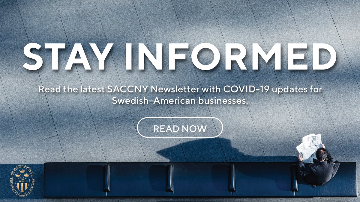 This week's highlights: Shifting perspectives on Sweden’s approach to the virus, Exclusive interview with CEO of a top NYC insurance firm, first PPP prosecution, NYC delaying reopen until June &amp; more.

Read the newsletter here: mailchi.mp/saccny/newslet…
#covid19 #ppploans #sweden