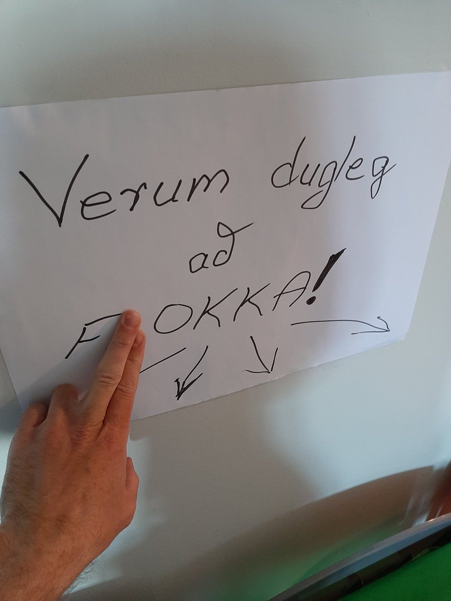 Við klikkum ekki á þessu á mínum vinnustað!