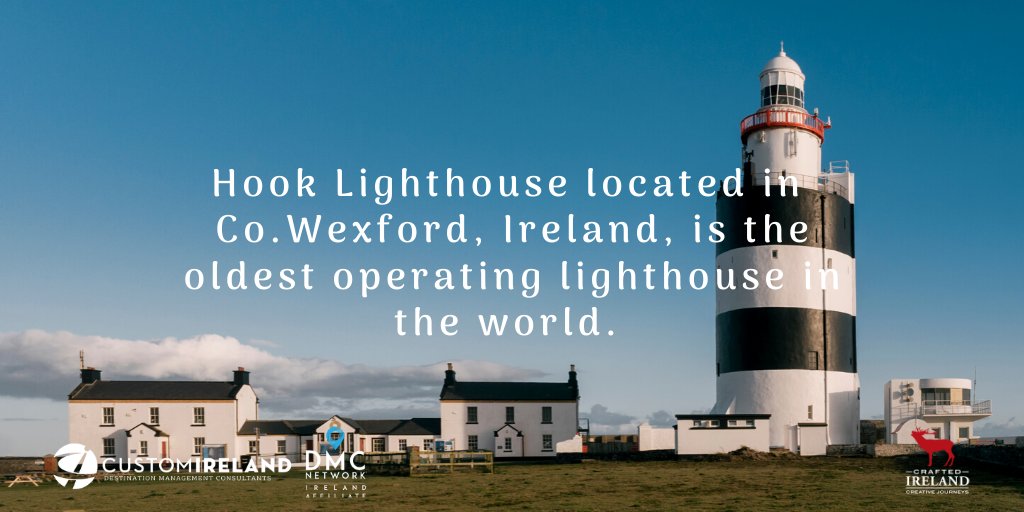 customireland's tweet photo. #FactFriday 

Did you know Ireland is home to the oldest operating lighthouse in the world? Built 800 years ago, Hook Lighthouse is located at the tip of Hook Peninsula in County Wexford and is described as a 'Jewel in the Crown' of #IrelandsAncientEast. #keepdiscovering https://t.co/2anhG1NnLy