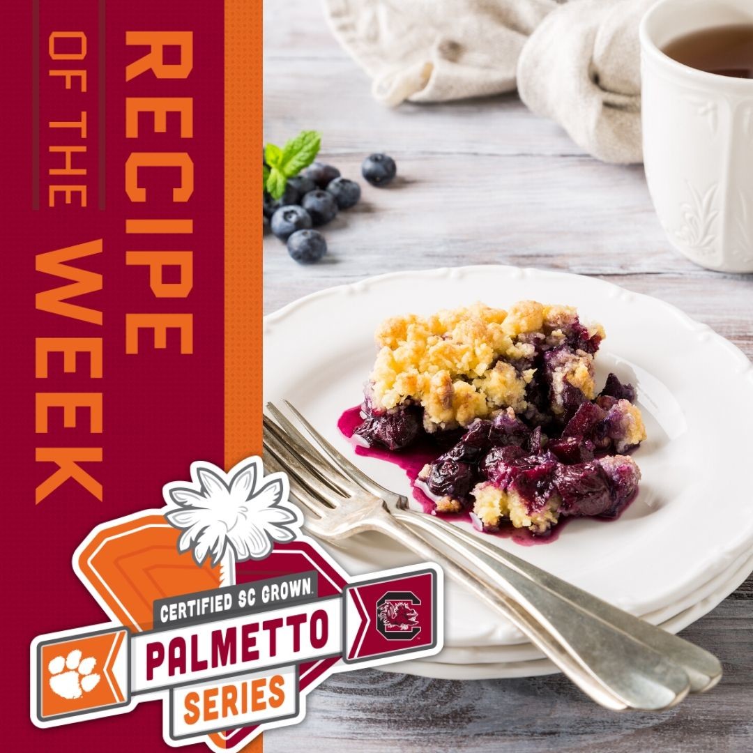 Looking for a breakfast treat? Try making the #CertifiedSC Recipe of the week, Blueberry Breakfast Cake, this weekend with the kids! It can be a fun family activity that ends with a delicious treat! bit.ly/3bQjBwi