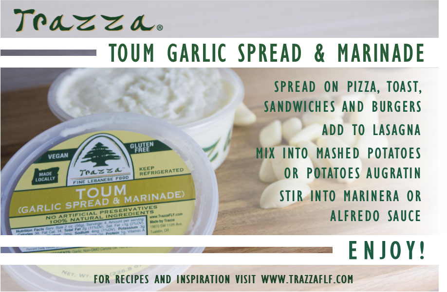 Try one of our recipes and pick up our delicious toum garlic spread!  #toum #lebaneserecipes #healthyathome
