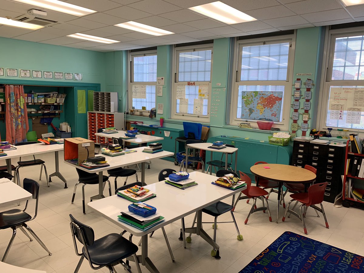 Such a sad day having to go pick up supplies from <a href="/Jackson_Ave/">Jackson Ave School</a> thanks to everyone for making these times as normal as possible for our kids. <a href="/Maureenbodson/">Maureen</a> @kmacedtech we miss you