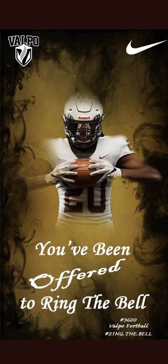 After a Great Conversation this morning with <a href="/Coach__Robinson/">Jon Robinson</a> I am Blessed to Recieve My First Offer to play Division 1 Football at <a href="/valpoufootball/">Valpo Football</a>