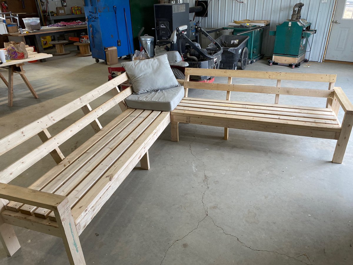 dmc_designs's tweet photo. Custom creations! New patio/deck furniture. Need paint/seal &amp; cushions then ready to rock! #HomeFurnishings #GreatOutdoors https://t.co/h8vtzCIpJl