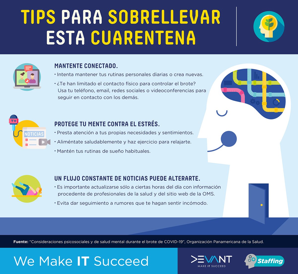 DevantMX's tweet photo. Sabemos que estar encerrado por mucho tiempo puede hacerte sentir angustiado y estresado 😷 por eso te compartimos algunos tips para sobrellevar esta cuarentena. 🥺💢
https://t.co/koxpbENCt6
#Devant #Staffing #WeMakeItSuceed #SomosDevant #TI #QuédateEnCasa #Cuarentena #Trabajo https://t.co/vtggeaCYsp