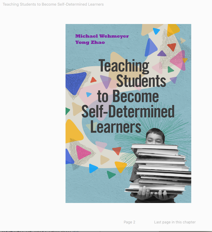 EduQuinn's tweet photo. Glad to see @YongZhaoEd's book with @wehmeyer is now available. It's on deck after Perkins's Making Learning Whole. https://t.co/W17IKacRqO https://t.co/RT7vkOVsjp