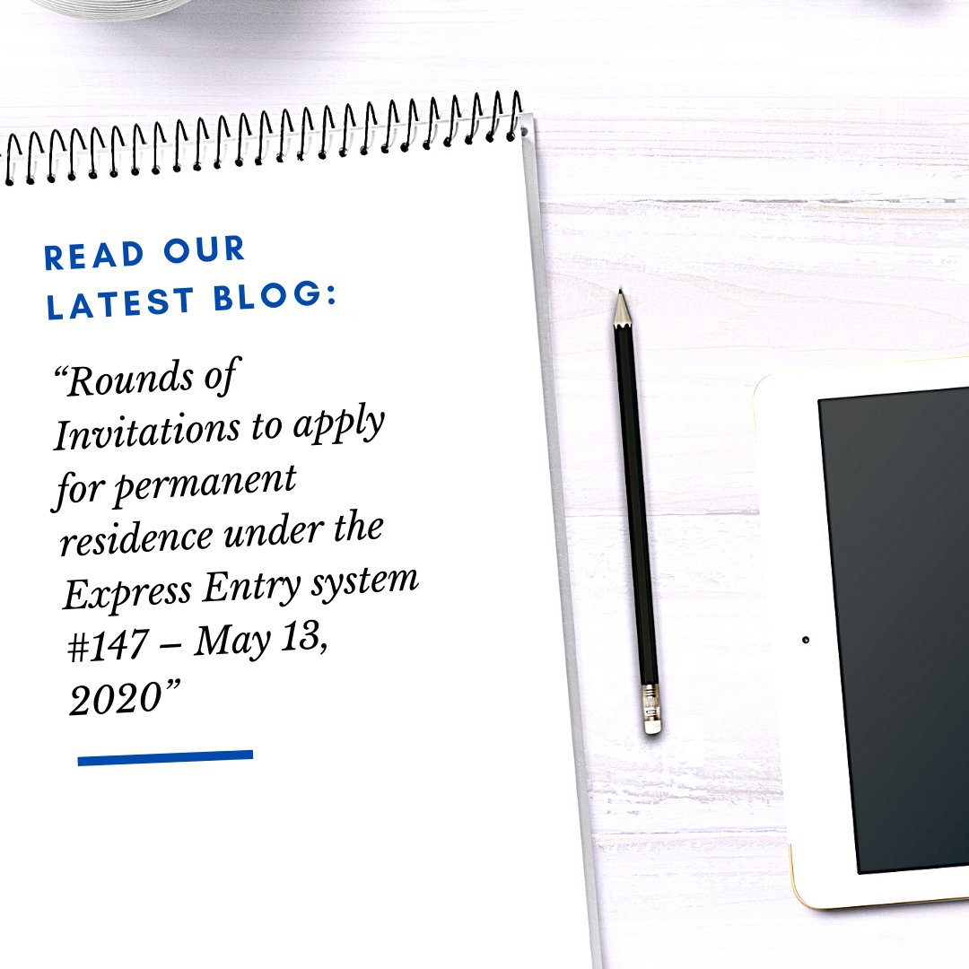 APRINCEWILL's tweet image. Read our latest blog post on “Rounds of Invitations to apply for permanent residence under the Express Entry system #147” ycanada.ca/2020/05/15/rou…
#immigrationlaw #immigrationblog #aplawyers #blogpost #permanentresidence #expressentry #immigrationcanada