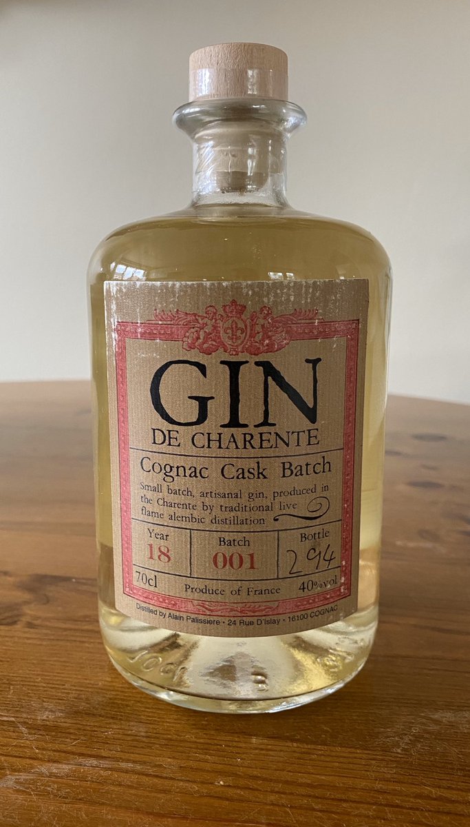 Been looking forward to the weekend to try this one! #cognac #gin <a href="/gindecharenteuk/">Gin de Charente</a>