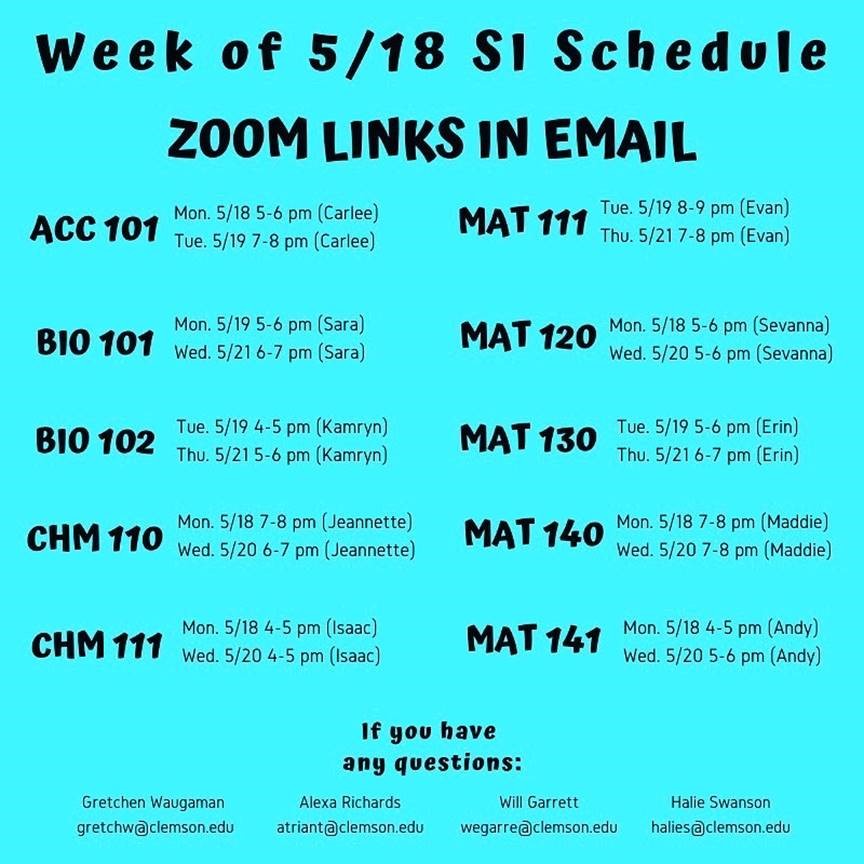 tctclearning's tweet photo. We are excited to announce that virtual supplemental instruction is being offered this summer to support students enrolled in the following courses beginning Monday, May 18th https://t.co/d1et9dapjj