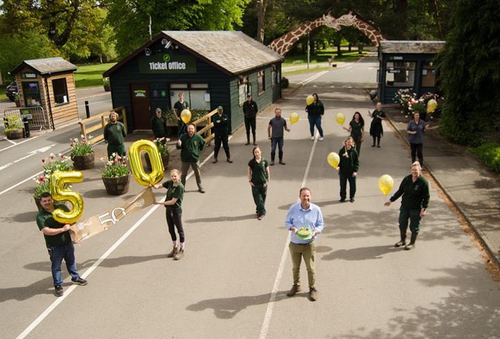 Today is our 50th anniversary! 🥳🐾

The celebrations aren’t quite as big as we’d hoped, and we’re sorry that you can’t be with us.  

We promise to reopen when it’s safe - we can’t wait to welcome you then! 

In the meantime, please #stayhomestaysafe 
#BDSP50 
<a href="/BlairDrummondSP/">Blair Drummond SP</a>