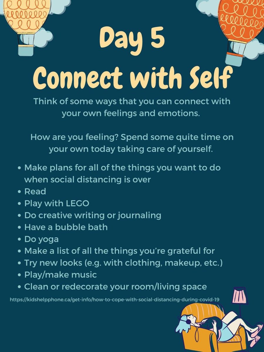 Friday's Mental Health Awareness Tip is to think of some ways you can connect with your own feelings/emotions. Check out the picture for some ideas.  Next week, we will be sharing a calendar of activities promoting positive mental health in Jeffrey's PAWSitive News for Students.