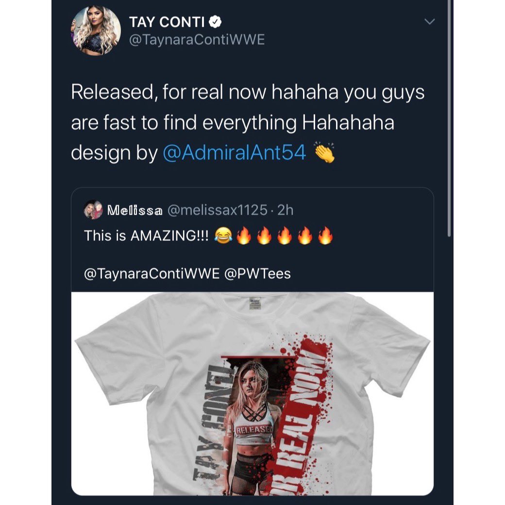 EntirelyAnthony's tweet photo. RELEASED - FOR REAL NOW
One of my biggest goals has been to get my design used for a @PWTees store. It finally happened. Check it out on @TayConti_βs Pro Wrestling Tees store.
DREAMS DO COME TRUE
#LatinasDoItBetter
#ForRealNow https://t.co/GPumehLVwx