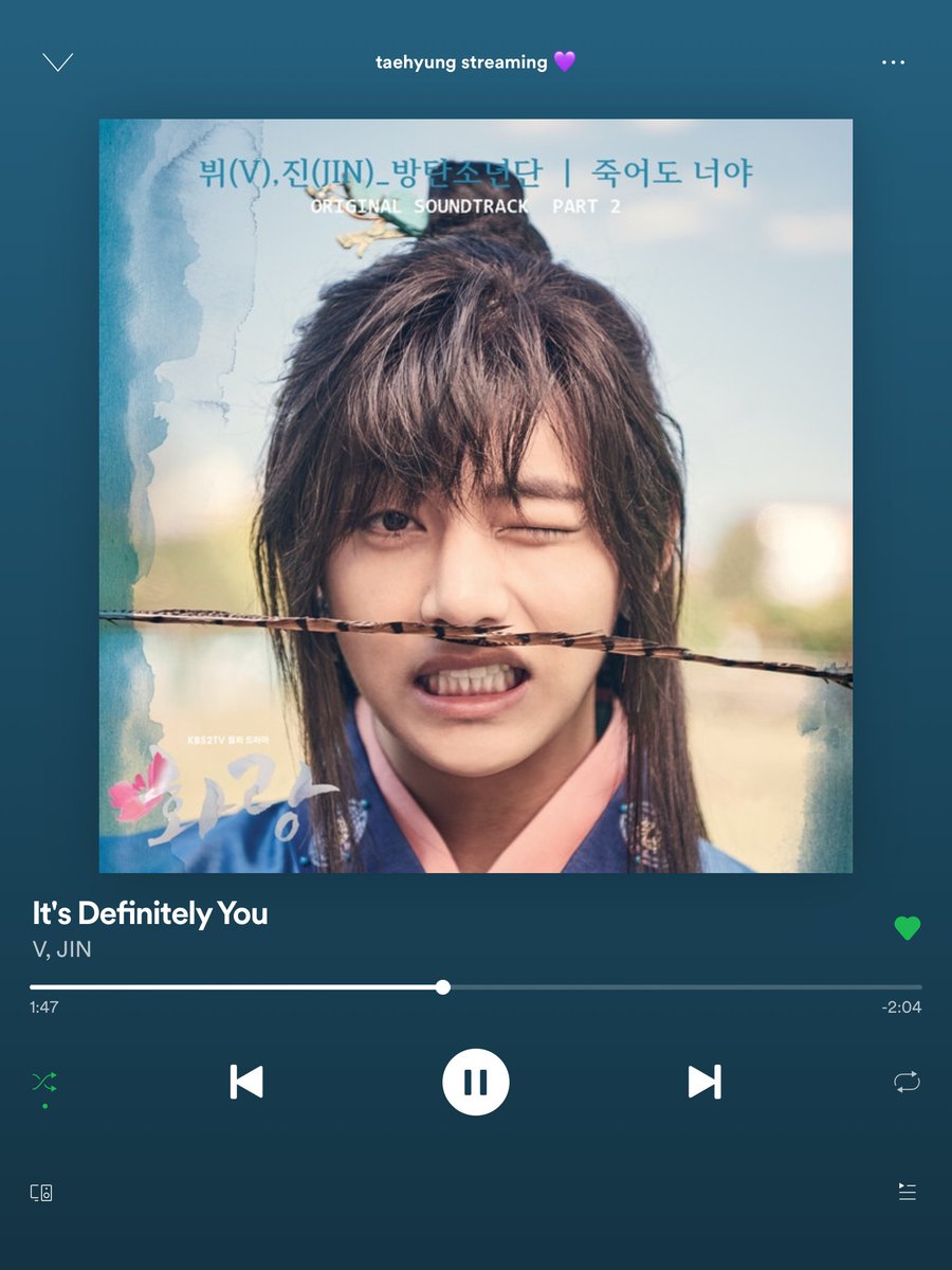 ACT0RTAEHYUNG's tweet photo. #FromVToYou I dedicate it’s definitely you to @sweetnightete @MysTaeriousKTH  because I definitely look @ you when it comes to defending taehyung everyday 😁 https://t.co/zMJ98ZjUNf