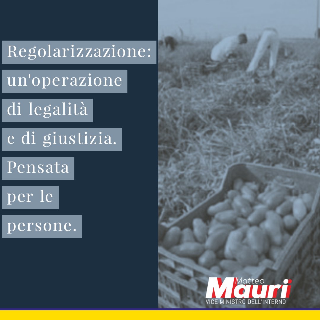 Negli scorsi giorni ho fatto una bella conversazione con <a href="/giovannacasadio/">giovanna casadio</a> per <a href="/repubblica/">Repubblica</a> sulla #Regolarizzazione. 
È un tema che mi sta a cuore e su cui ho lavorato intensamente per molto tempo
Se vi interessa la trovate qui con alcune mie osservazioni.
tinyurl.com/yayr2arj