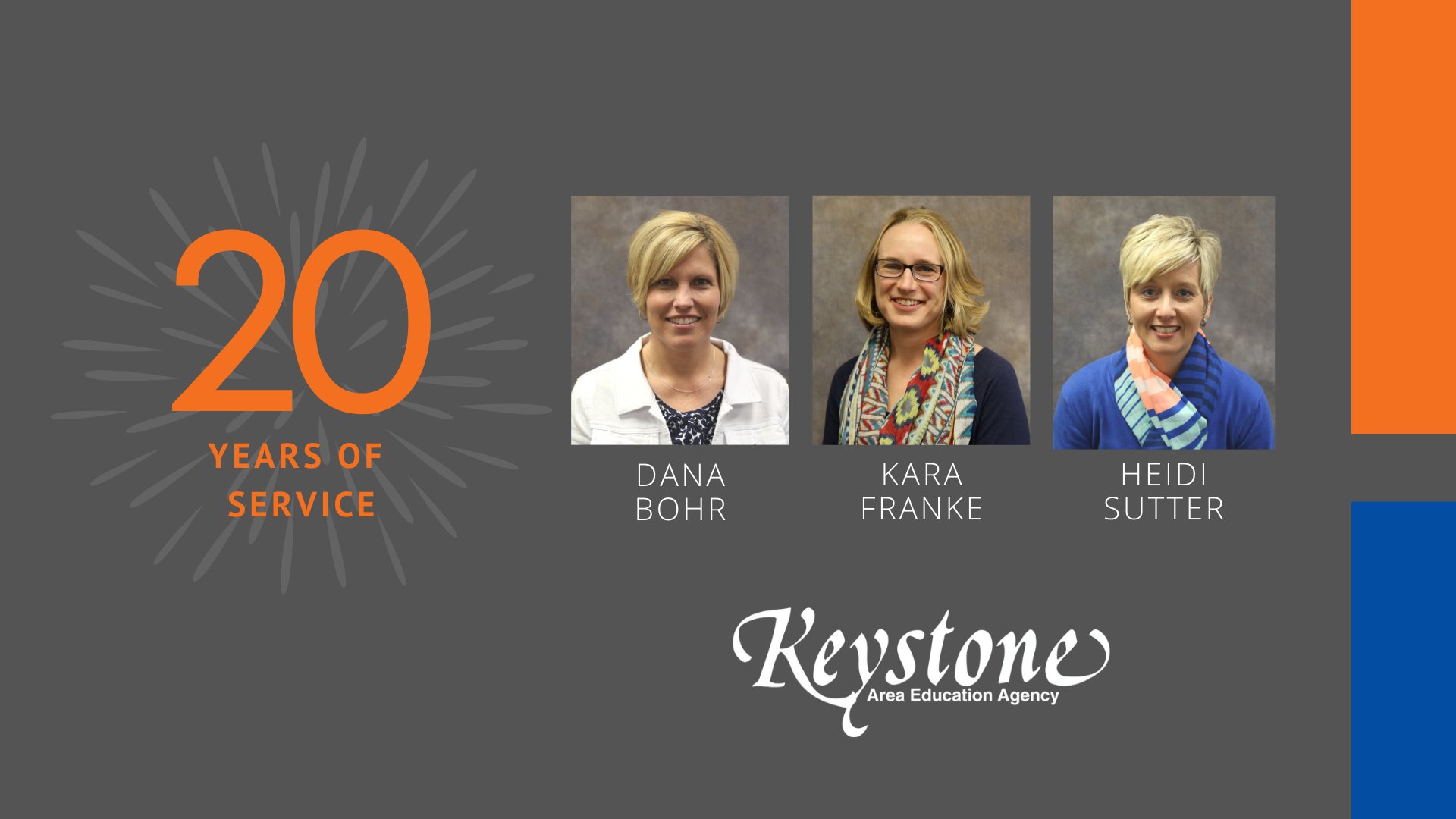 Beroligende middel korn Begge Keystone AEA on Twitter: "A big congratulations to Dana Bohr, Kara Franke,  and Heidi Sutter as you celebrate 20 years of service at Keystone AEA!  #GroundedInService https://t.co/fHaTn5Jm5z" / Twitter