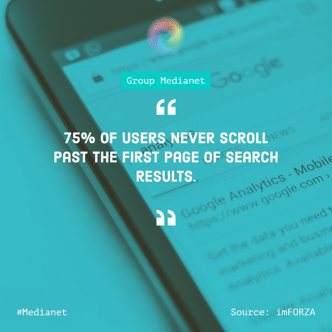 groupmedianet's tweet photo. You may not be able to control where users are searching, but you CAN control if you show up!
.
.
.
#MarketingStat #OnlineMarketing #DigitalMarketing #SocialMediaMarketing #Entrepreneur #Marketing #BusinessOwner #SmallBusinessOwner #medianet #FuelYourBrand https://t.co/vMaf7gnVuE