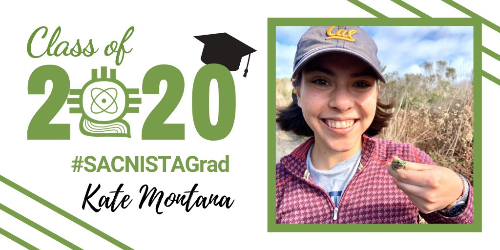 SACNAS's tweet photo. 🎉🎓Congrats to #SACNISTAGrad @katemontana98!
B.A. Integrative Biology and Anthropology @UCBerkeley
More about Kate: https://t.co/uLbfSSv8We 👏 #Classof2020 #UCberkeley #BerkeleyGrad #GoBears https://t.co/jKHHNINdw9