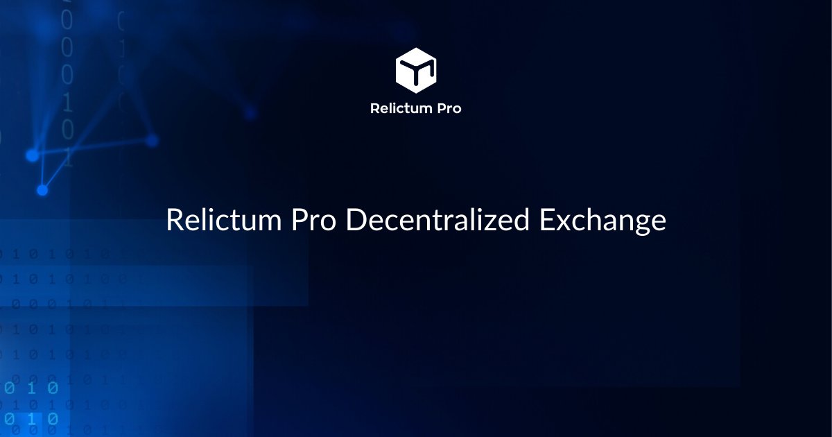 #RelictumPro #Decentralized #Exchange allows to exchange #cryptocurrencies, Bitcoin, Ether, Litecoin and Dogcoin, as well as its own Token Sale platform. Join Relictum Pro to exchange cryptocurrencies quickly and securely!