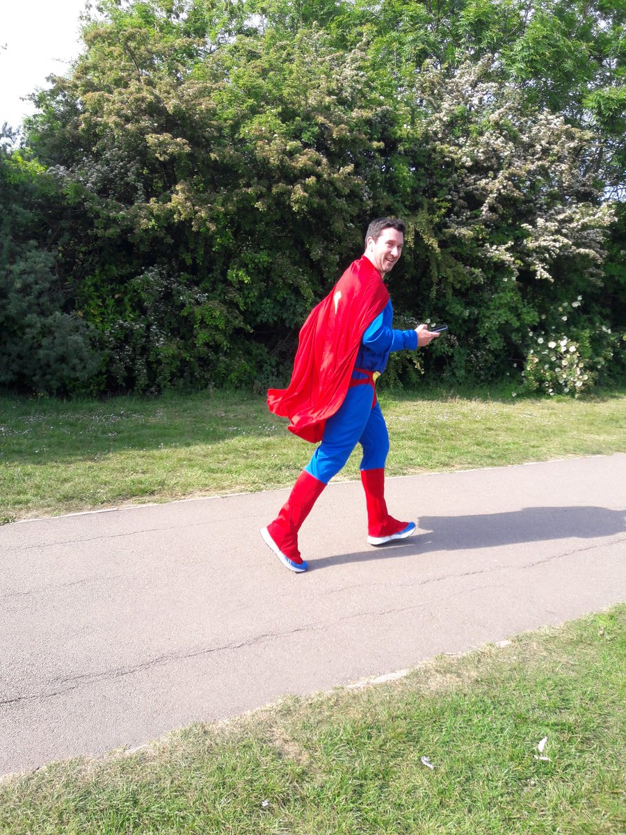 5feat2's tweet photo. #COVIDー19 #DansonPark #Superman here to make the world a better place?! https://t.co/m4Y2oLKnvT