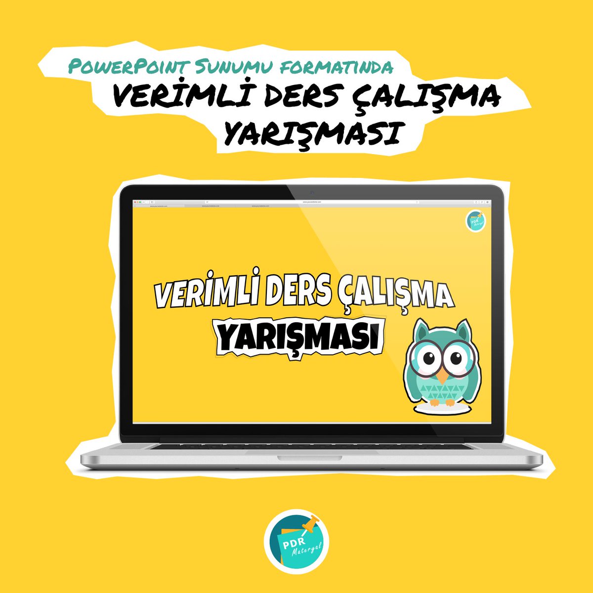 YENİ | Verimli Ders Çalışma Yarışması

Bu materyal ile öğrencilerinizin belli başlı ders çalışma hatalarını oyunlaştırma yoluyla tespit edecek ve anında geri bildirim verebileceksiniz. #PDRMateryal #GirişimciÖğretmen

Materyale buradan ulaşabilirsiniz⬇️
girisimciogretmen.com/Product/Produc…