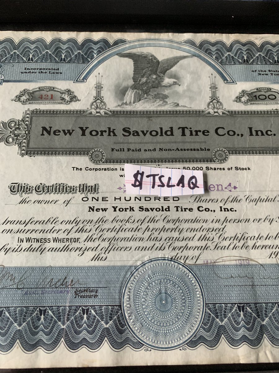 ....but that even Legendary Investors like Benjamin Graham have been bagholders at some time.  $TSLA will be their only one if they're lucky/smart.If you want to read more about BG and Savold Tire, here's a link. Enjoy: https://www.cfainstitute.org/-/media/documents/book/rf-publication/1977/rf-v1977-n1-4731-pdf.ashx