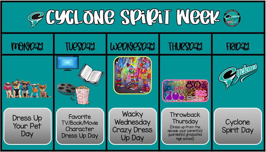 🎉Starting Monday join the fun!!!🎉 <a href="/CENMS/">Centennial Middle STEM Magnet School</a> <a href="/swcarrol/">Scotty Carroll</a> <a href="/pascoschools/">Pasco County Schools</a> <a href="/mhetzlernettles/">Marcy HetzlerNettles</a>