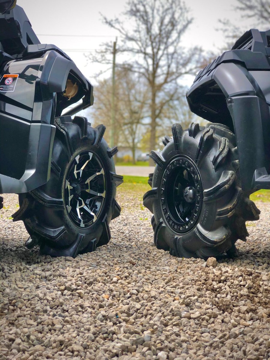 HighLifter's tweet photo. #Sportsman or #Outlander? 
#Outlaw2 or #Outlaw3? 
What’s your favorite combo? Let us know! 🥇

#HighLifter #Polaris #mudtires #cantgowrong #weekend #atv #fourwheeler https://t.co/6m6fQ11KW8