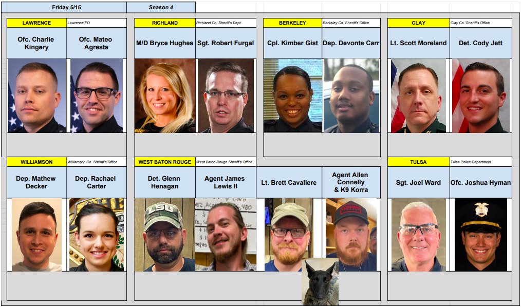 Tonight’s #LivePD lineup and yes we are on for the full three hours! See you tonight <a href="/OfficialLivePD/">Live PD on A&E</a>!
