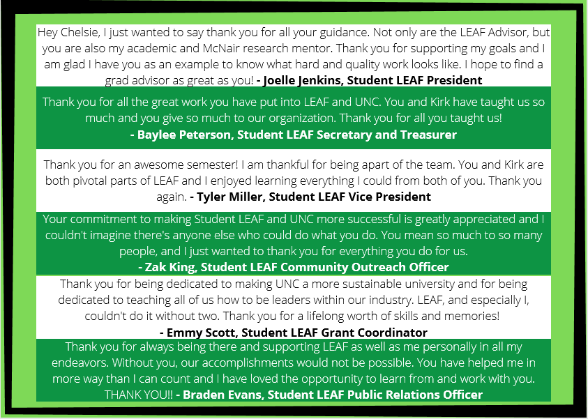 StudentLEAF's tweet image. We would like to send a special thanks to @ChelsieRomulo for guiding this organization over the past few years. Stay great Chelsie!