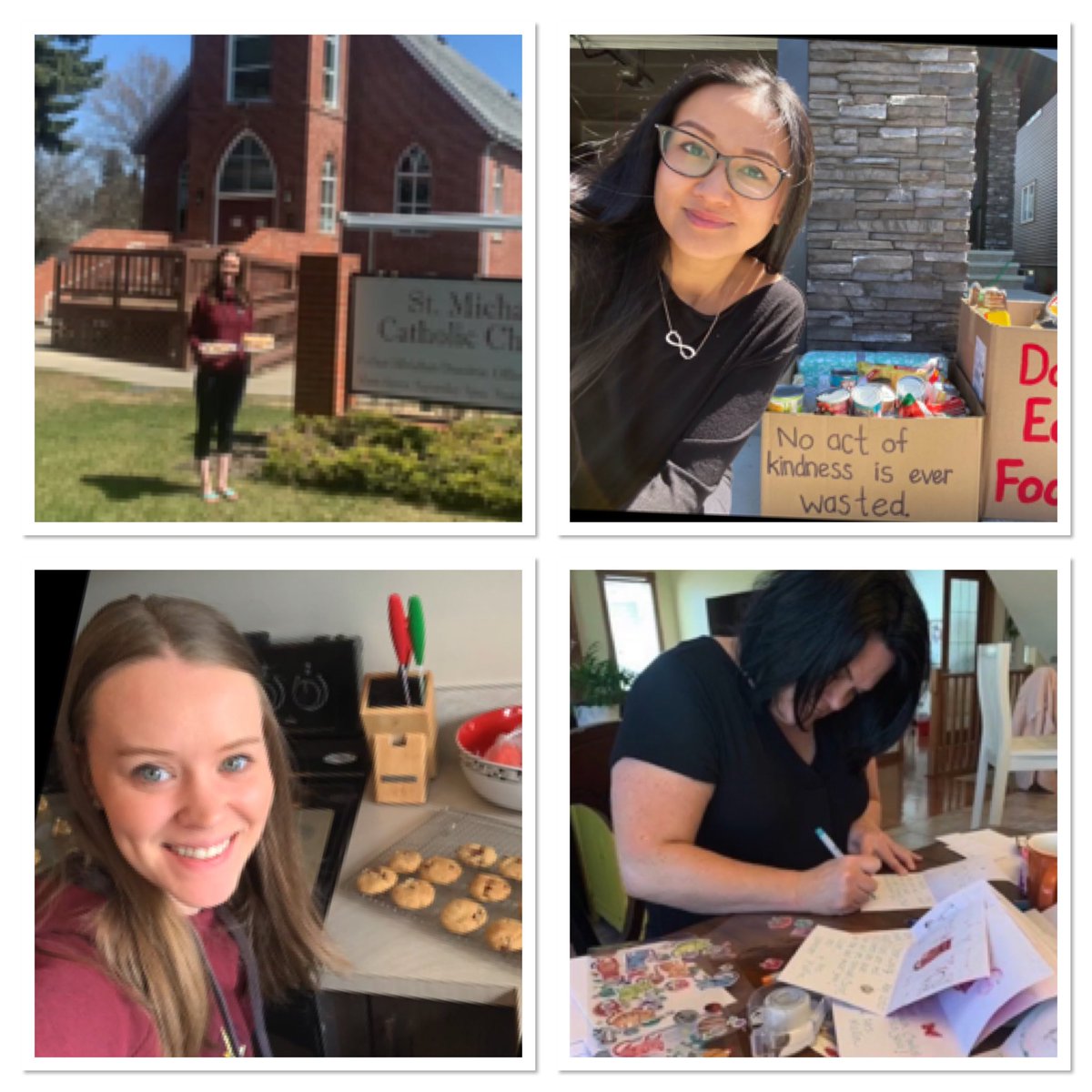 Our staff taking time to reach out to others because we #ibelieveinCatholiced ⁦@STARCatholic⁩