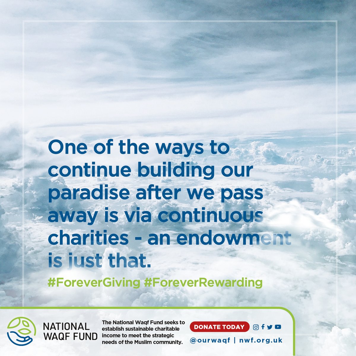 NationalWaqf's tweet photo. A Muslim never lives for the 'here and now'. He or she always considers the future of any project, in order to prepare, sustain and maximise its longevity. A Waqf does exactly that!
Donate now: https://t.co/d7agoYxMOL
#OurWaqf #waqf #awqaf #wakf #awkaf #ramadan #donate #islam https://t.co/PkoJ2qeAMK