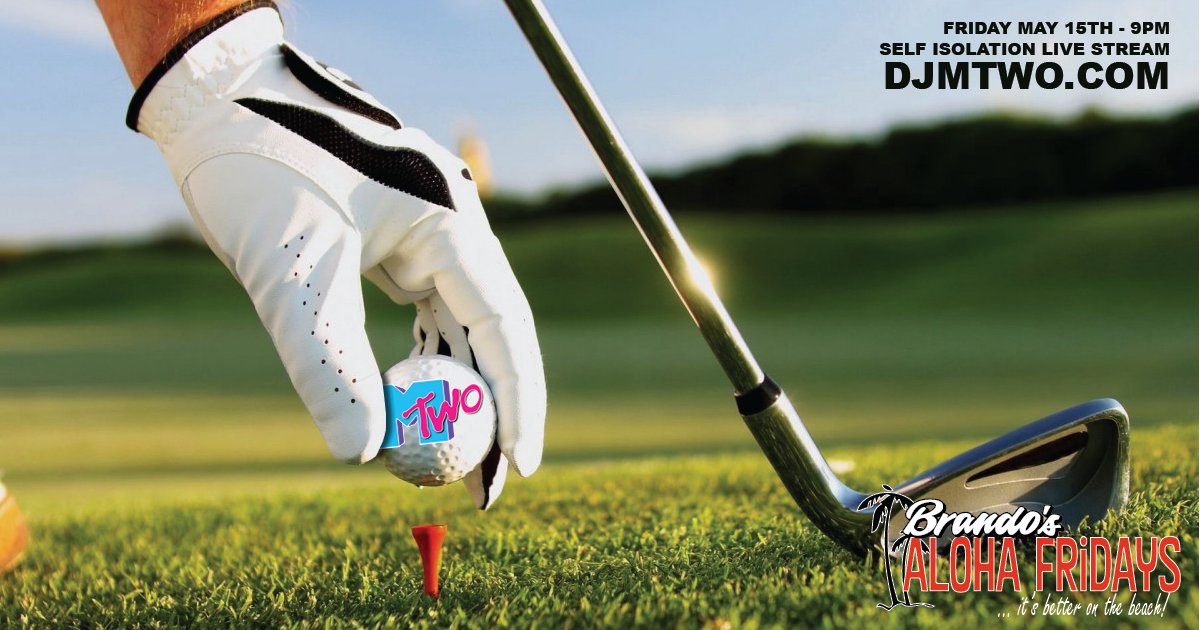 No need to book a tee time for this party, you're already penciled in!
Streaming live at "The 19th Hole" aka djmtwo.com at 9pm

twitch.tv/mathmatiks98
#GolfIsBack #Kinda #TeeTimesWorthMoreThanGold
#dj #club #party #friday #TGIF #djlife #Brantford #LiveStream #twitch
