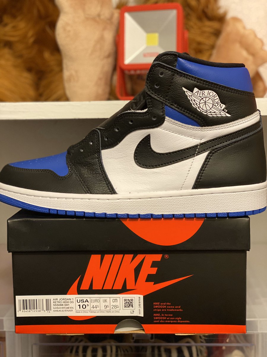 royal toe jordan 1 size 7