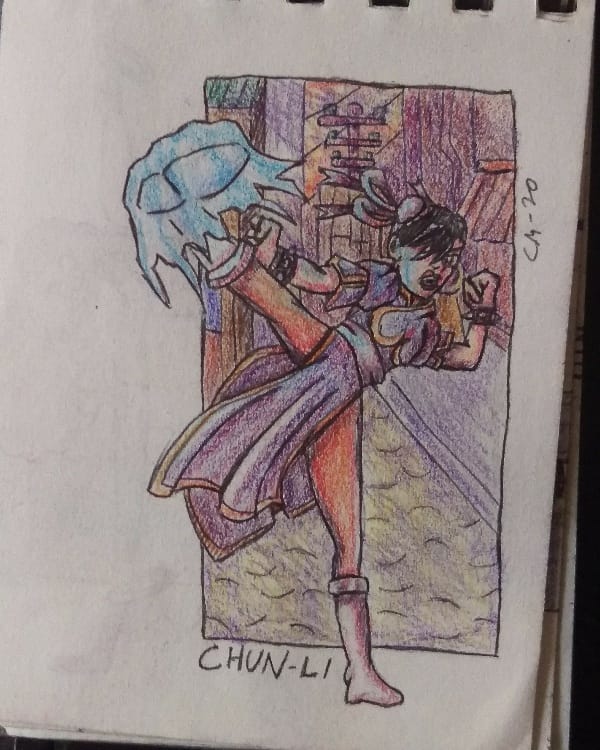 The1ChrisM1's tweet photo. #Chunli #StreetFighter #drawing #twitterart #sketch #ArtistOnTwitter https://t.co/jhBcDMI0Wq