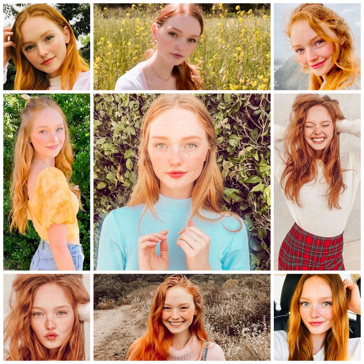 JasnJahra_K's tweet photo. Small, young, but fierce. Genuine, redhead, cute, sweet, natural, simple & everything an America Singer should be. Sheโs a new talented actress who worked for #Netflix ! Also, she looks so much like Audrey Hollister, the America Singer in flesh.#theselectionmovie #TheSelection. https://t.co/SK63vpSwlM