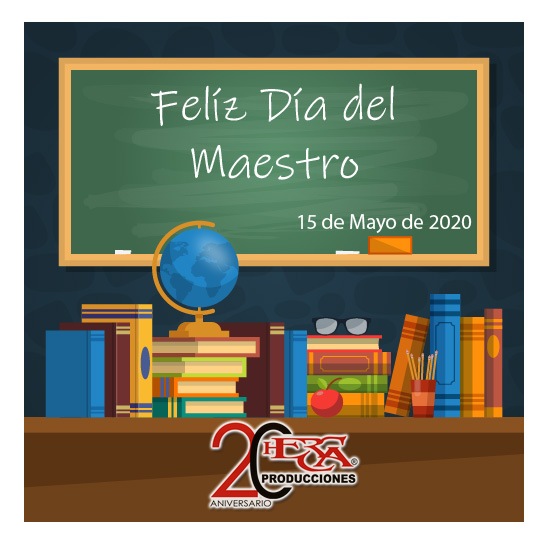 Un reconocimiento especial a todas las maestras y maestros hoy en su día. ¡Felicidades!

#HercaProducciones #DíaDelMaestro #DíadelMaestro2020 #15deMayo 👨‍🏫🤓🌷👩‍🏫