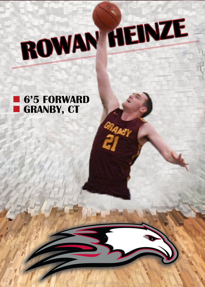 Excited to welcome Rowan Heinze to the Bard Men's Basketball Family! Rowan is a 6'5'' versatile player from CT! 🔥🔥🙌 
#bardbasketball #raptornation #classof2024 #thefuture