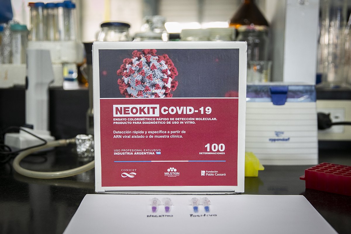 innovacionar's tweet photo. ¡Un nuevo test desarrollado en Argentina que detecta al Coronavirus SARS-CoV-2! “NEOKIT-COVID-19” permite obtener resultados en menos de 2 horas y alcanzar
los 50.000 testeos por semana. #GraciasCientíficos https://t.co/GYJ8I0yKbU