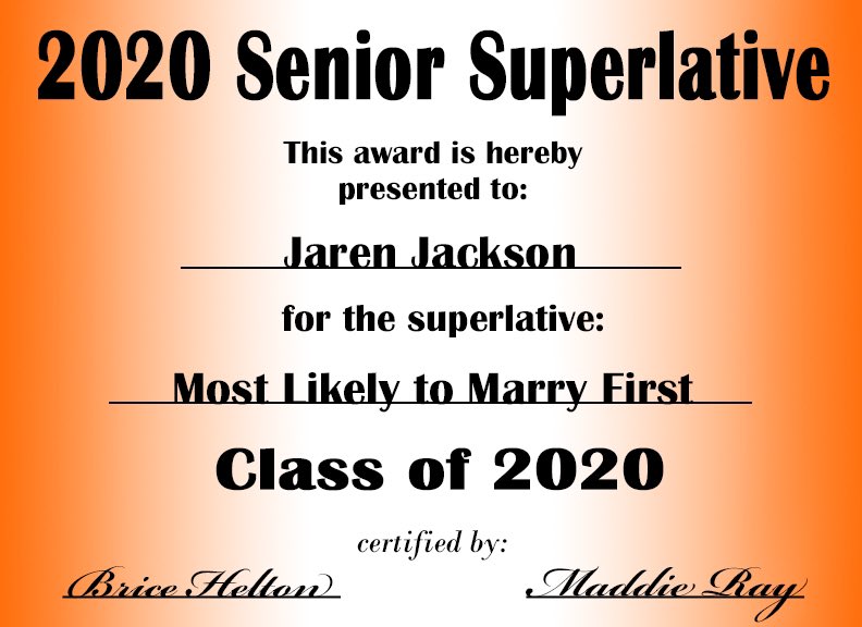 Senior Superlatives tweet media