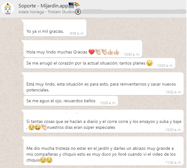 HakioCo's tweet photo. Esto pasó hoy en nuestra plataforma. Los niños de un jardín le enviaron un video sorpresa a sus profes, y nosotros hicimos que eso fuera lo primero que vieran al iniciar sesión en su app de profes. https://t.co/aIK2tQRCzu