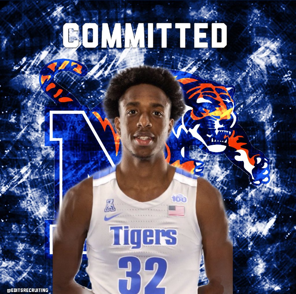 EditsRecruiting's tweet photo. BREAKING: Evansville transfer DeAndre Williams (@MbkDmann) has committed to Memphis! 🐅🔵⚪️
Penny Hardaway lands one of the top transfer on the market. Williams will be an instant impact for the Tigers. #GTG #MemphisMBB https://t.co/I3ligPf6OK
