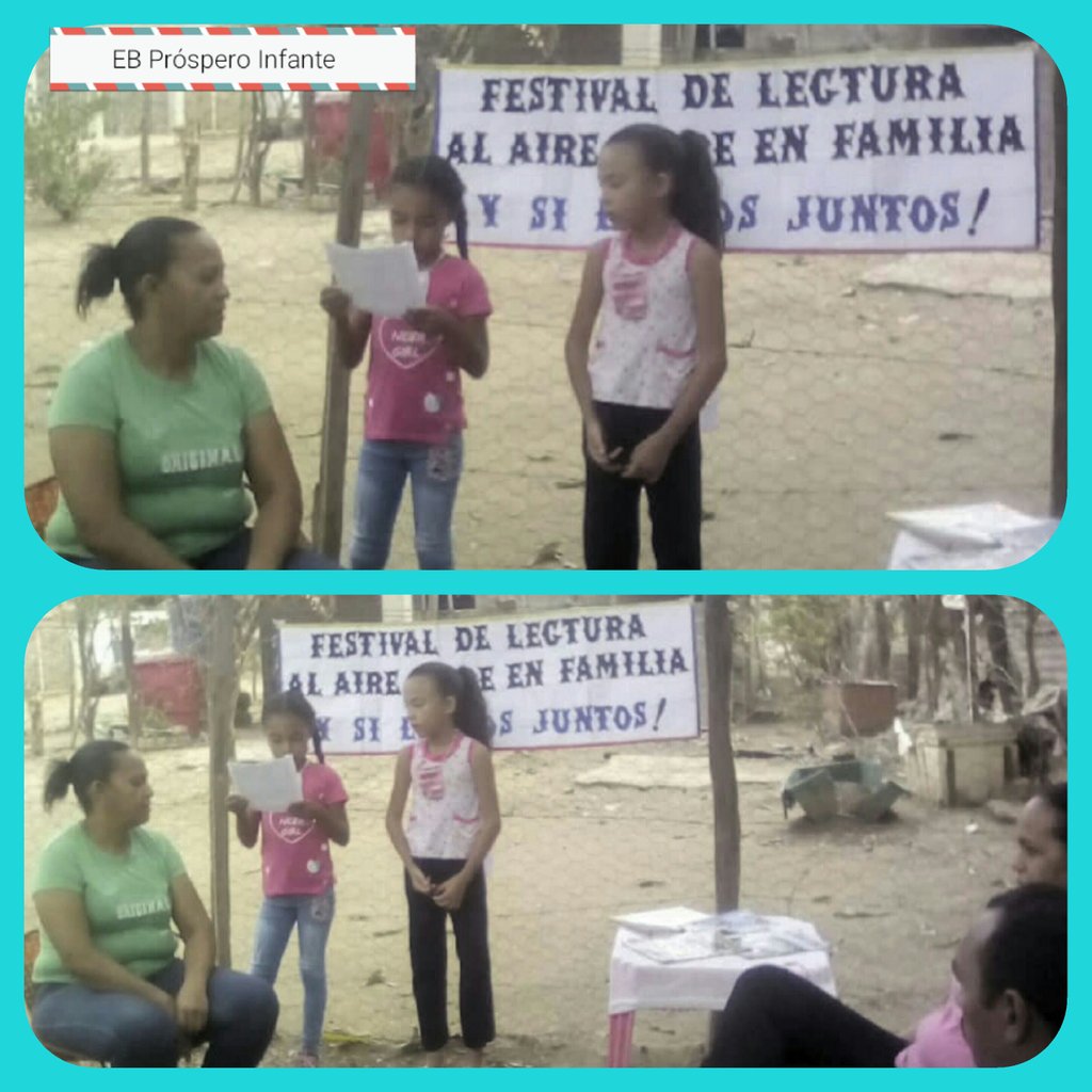 ebproin70's tweet photo. #LecturaEnFamilia
#FamiliaDisfrutandoLeerJuntas
#NosQuedamosEnCasaDisfrutandoLeerEnFamilia
#OrdenSeguridadPazYAcademia
@NicolasMaduro @psuvaristobulo @josemvasquez @JosePalomoMunoz @GuaricoZonaEduc @seas_guarico @SusanaSayegh @TaniaSierraPSUV @EducativoN https://t.co/ciWn9qJZGY