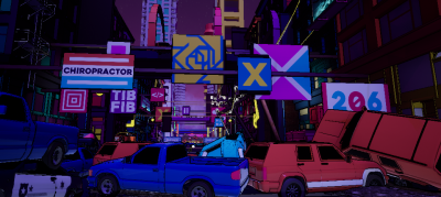 StoutArtDesign's tweet photo. LEON NIGHTS! by seniors from @UWStoutGDD students on @itchio from @sethberrier class! #gamedev #videogames #gamedev #indiedev #design #artschool #designschool #StoutProud #virtualseniorshow #itchio https://t.co/gX0KhJV3nc https://t.co/kh70EMJA5v