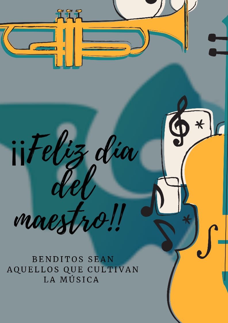 A los talentosos y grandes Maestros de la Sinfónica de Cancún, les extendemos una felicitación en este día. ¡Gracias por compartir su amor a la música!