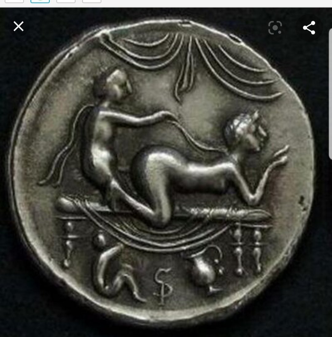 Eski bir Roma parası üzerinde buluşalım.